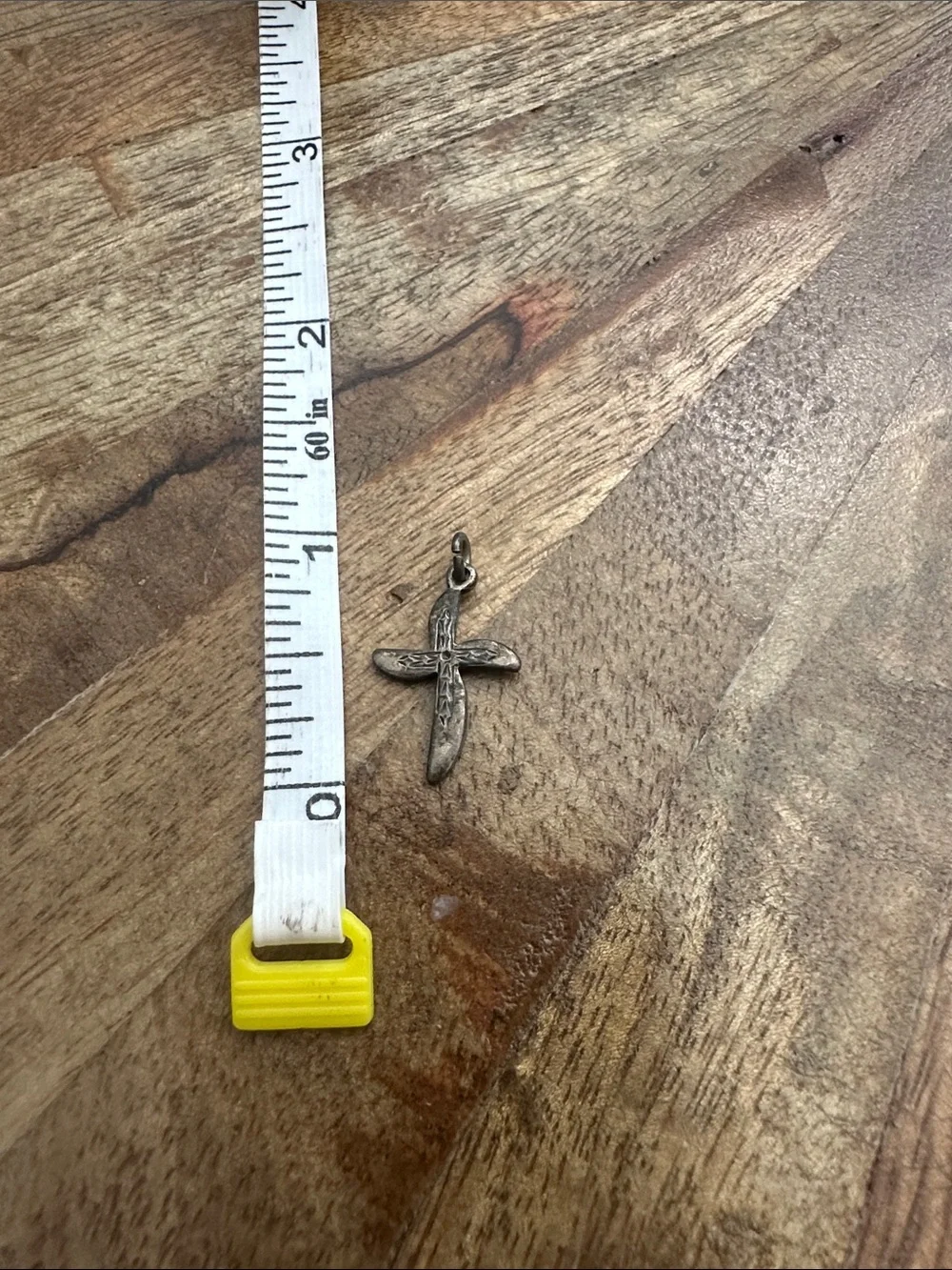 Dainty Vintage Cross Sterling Pendant